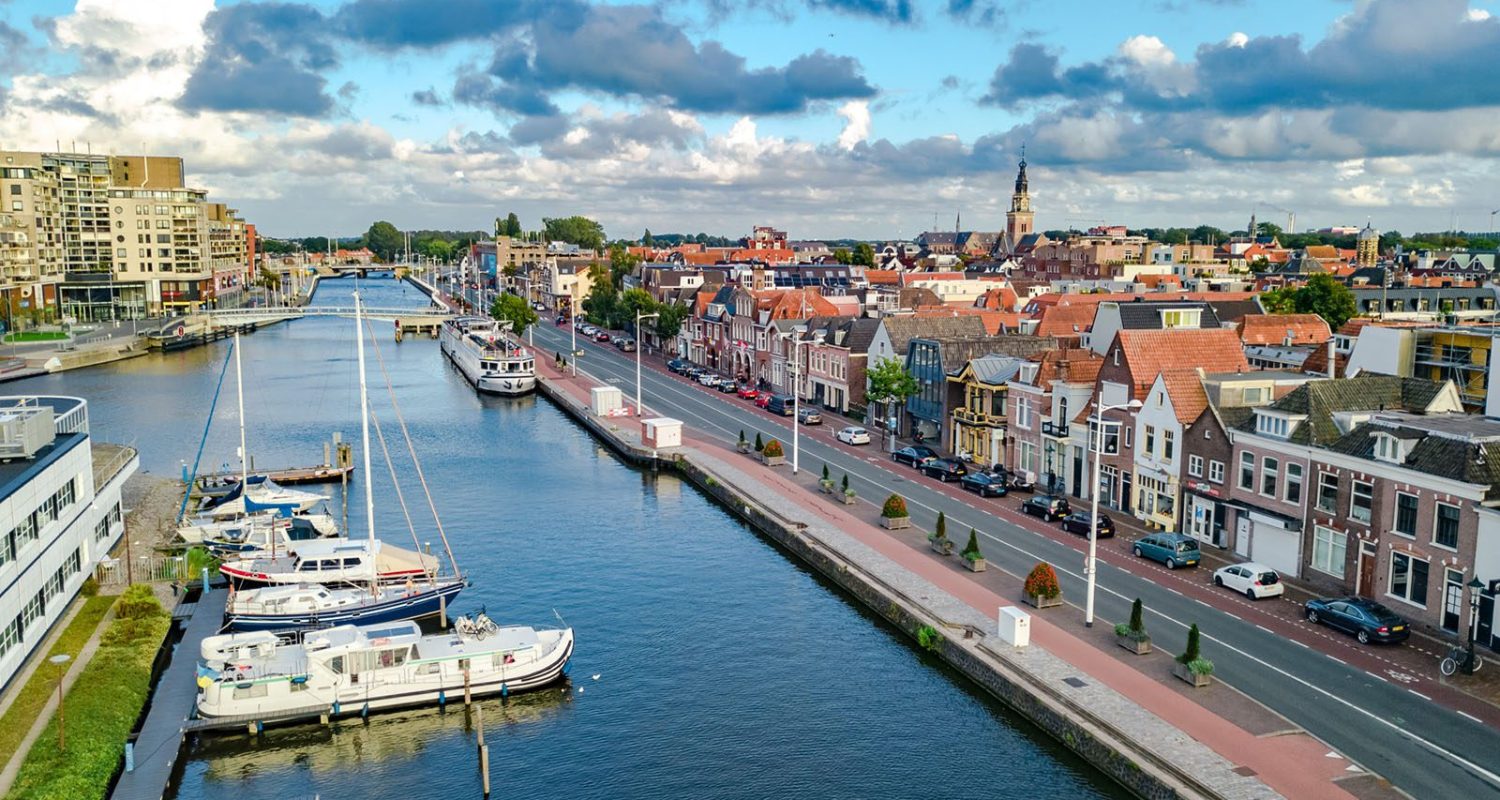 Alkmaar-cityscape-aerial